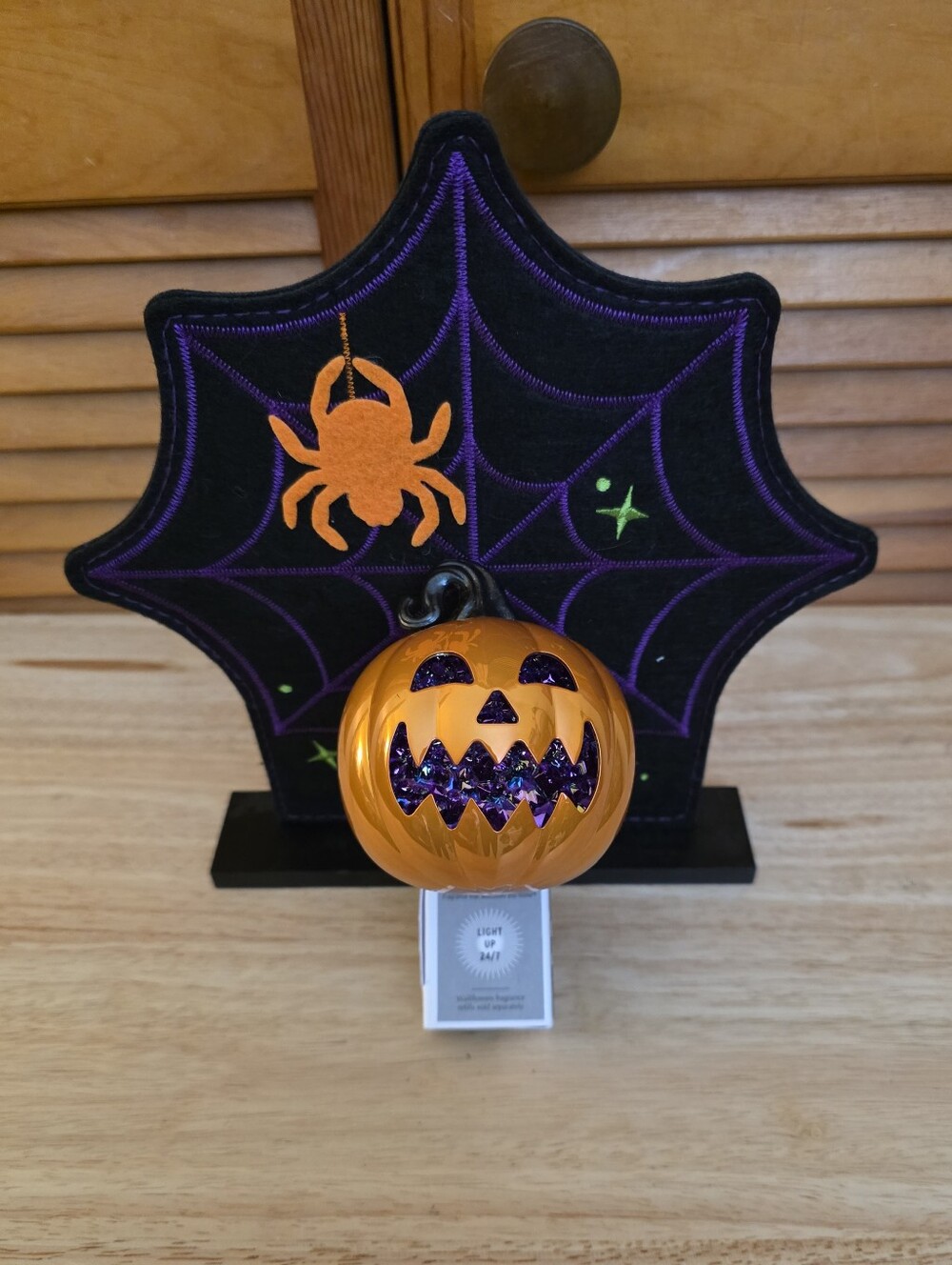 NWT Bath & Body Works Jack O'Lantern Nightlight Wallflowers Fragrance Plug